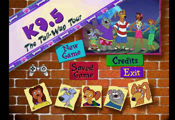 K9.5: The Tail-Wag Tour Title Screen